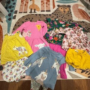 5x Mini Boden 12-18 Baby Girl Outfits